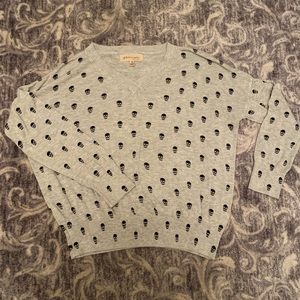Philosophy Skull Sweater